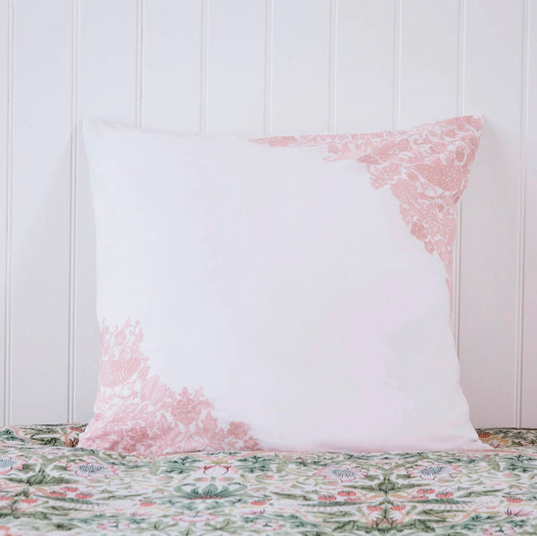 Strawberry thief cheap crimson pillowcase