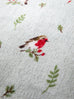 Dreams n Drapes Lodge Winter Robins Duck Egg Duvet Set