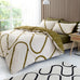 Catherine Lansfield Linear Curve Geometric Duvet Set