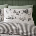 Catherine Lansfield Alpine Village Natural 100% Brushed Cotton Duvet Set