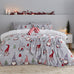 Catherine Lansfield Christmas Festive Gnomes 100% Polyester Fleece Duvet Set