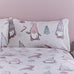 Catherine Lansfield Christmas Festive Gnomes 100% Polyester Fleece Duvet Set