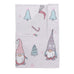 Catherine Lansfield Christmas Festive Gnomes Pink 130cm x 170cm Throw