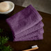 Catherine Lansfield Quick Dry 100% Cotton Plum 400gsm Towels