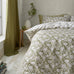 Pineapple Elephant Tangier Floral Olive Green Duvet Set