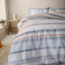 Pineapple Elephant Vida Stripe Beige Duvet Set