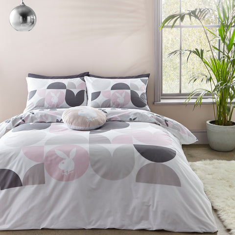 Playboy Retro Geo Bunny Duvet Set