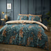 Catherine Lansfield Tropic Tiger Leaf Green Duvet Set