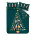 Catherine Lansfield Nutcracker Green Duvet Set