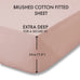 Catherine Lansfield 100% Cotton Brushed Cotton 165gsm Pink Sheets