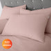 Catherine Lansfield 100% Cotton Brushed Cotton 165gsm Pink Sheets