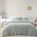 Catherine Lansfield Stripe 100% Brushed Cotton Duvet Set