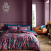 Bridgerton Kate Floral Plum Duvet Set