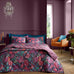 Bridgerton Kate Floral Plum Duvet Set