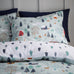 Bianca Winter Scene Blue 100% Brushed Cotton Duvet Set