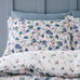 Bianca Ophelia Floral Blue 100% Brushed Cotton Duvet Set