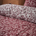 Catherine Lansfield Brushed Cotton Grace Floral Leaf Grey Duvet Set