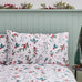 Catherine Lansfield Christmas Brushed Cotton Holly & Mistletoe White/Green Duvet Set