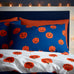 Catherine Lansfield Halloween Pumpkins Navy Duvet Set