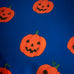 Catherine Lansfield Halloween Pumpkins Navy Duvet Set