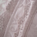 Bridgerton Silhouette Lace Pink 220cm x 230cm Bedspread