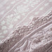 Bridgerton Silhouette Lace Pink 220cm x 230cm Bedspread