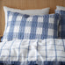 Catherine Lansfield Brushed Seersucker Gingham Duvet Set