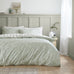 Bianca Scallop Floral Green Duvet Set