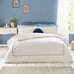 Catherine Lansfield Scallop Border Duvet Set