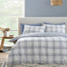 Bianca Marlow Check Blue Duvet Set