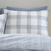 Bianca Marlow Check Blue Duvet Set