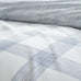 Bianca Marlow Check Blue Duvet Set