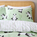 Catherine Lansfield Kids Panda Paws Green Duvet Set