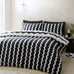 SASSY B_ Waves Black/White Duvet Set