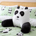 Catherine Lansfield Kids Panda Paws Green Duvet Set