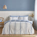 Catherine Lansfield Harbour Stripe Blue Duvet Set