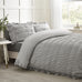 Catherine Lansfield Seersucker Frill Duvet Set