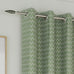 Tyrone Aspen Eyelet Lined Curtains