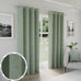 Tyrone Austin 100% Blackout Lined Eyelet Curtains