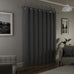 Tyrone Austin 100% Blackout Lined Eyelet Curtains