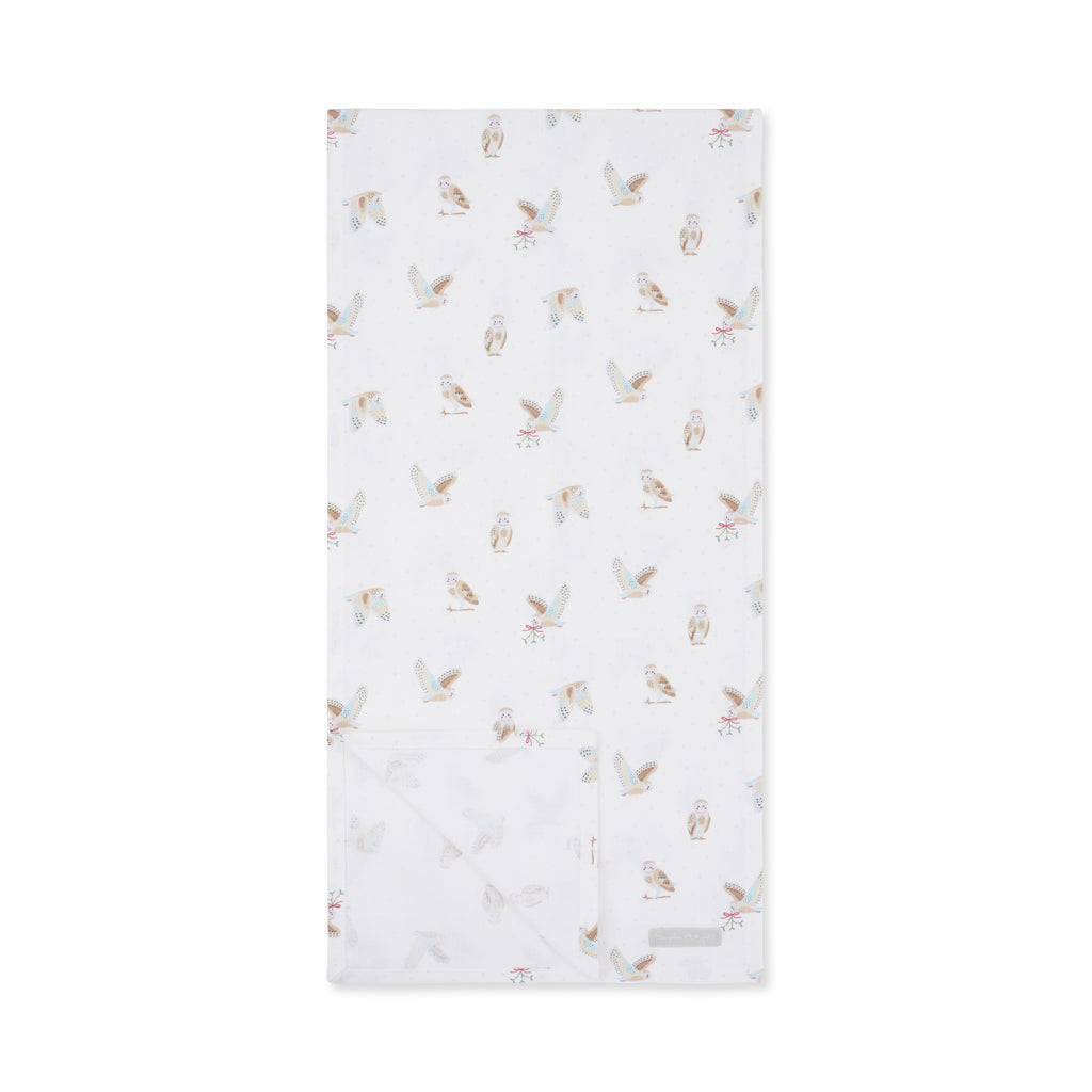 ALL120810 Sophie Allport Snowy Owls Table Runner