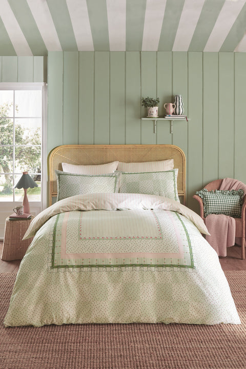 Cath Kidston Archive Book Pistachio Duvet Set