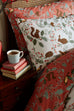 Laura Ashley Autumnal Wood Crimson Red Duvet Set