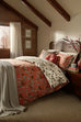 Laura Ashley Autumnal Wood Crimson Red Duvet Set