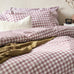 The Linen Yard Barton Check Reversible Duvet Set