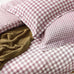 The Linen Yard Barton Check Reversible Duvet Set