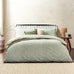 The Linen Yard Barton Check Reversible Duvet Set