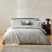 The Linen Yard Barton Check Reversible Duvet Set