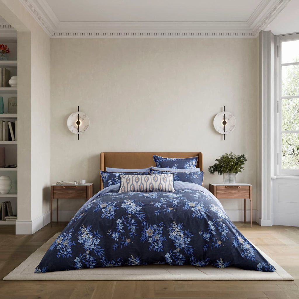 Bedeck of Belfast Nahla Cobalt Blue/Navy Duvet Set