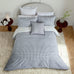 Bedeck of Belfast Mallory White & Navy Duvet Set